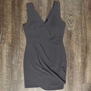 UK2LA; size XL; grey bodycon dress